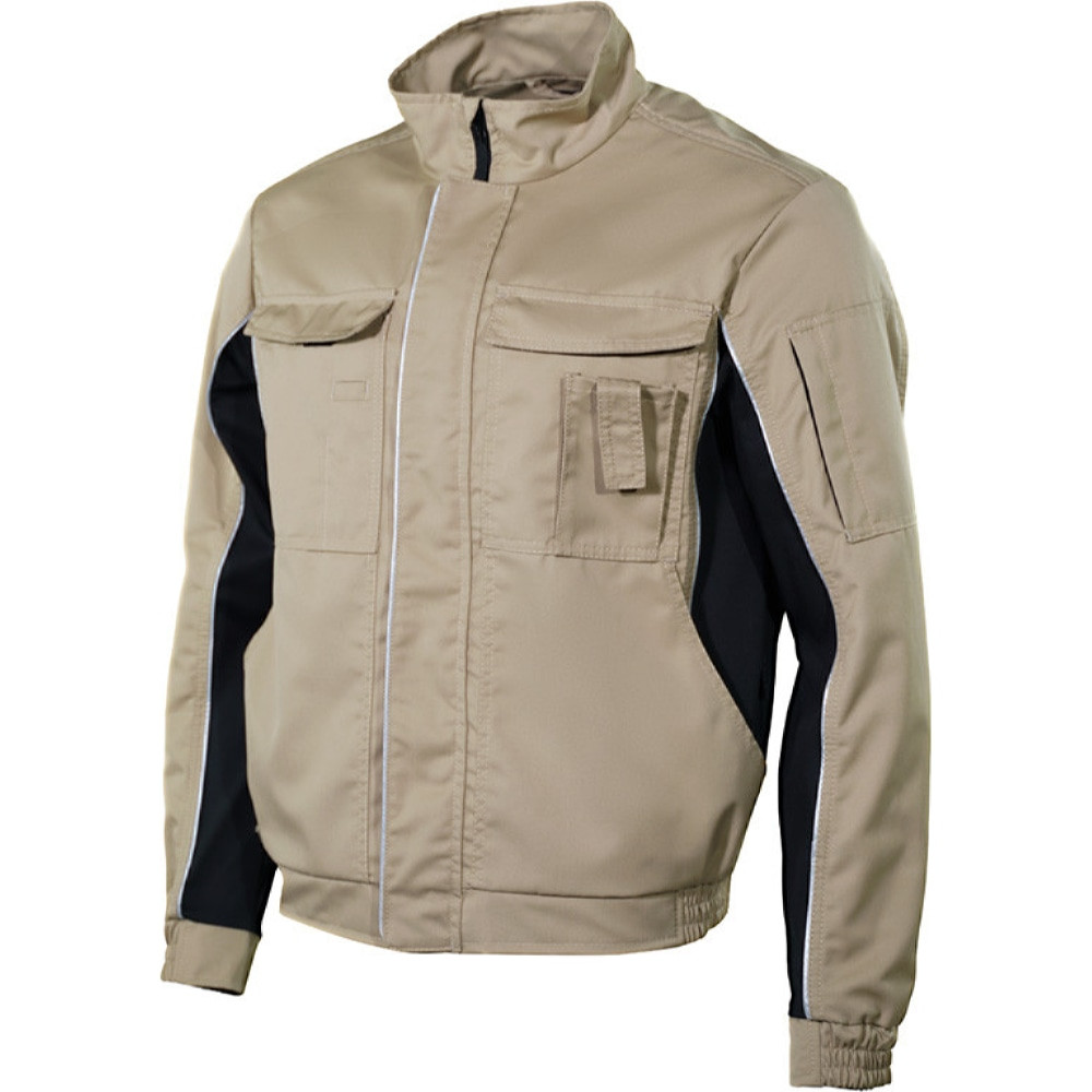 Куртка мужская летняя Brodeks KS 201 P, бежевый (с карманом для рации)