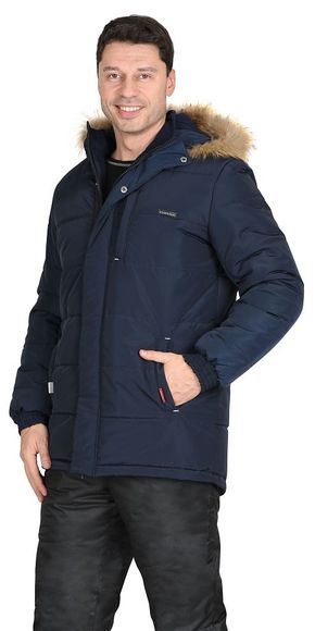 Куртка "СИРИУС-Форвард-Норд" : зимняя, мужская, цв. т-синий