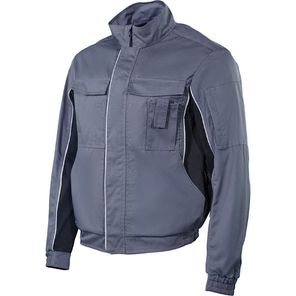 Куртка мужская летняя Brodeks KS 201 P, серый (с карманом для рации)