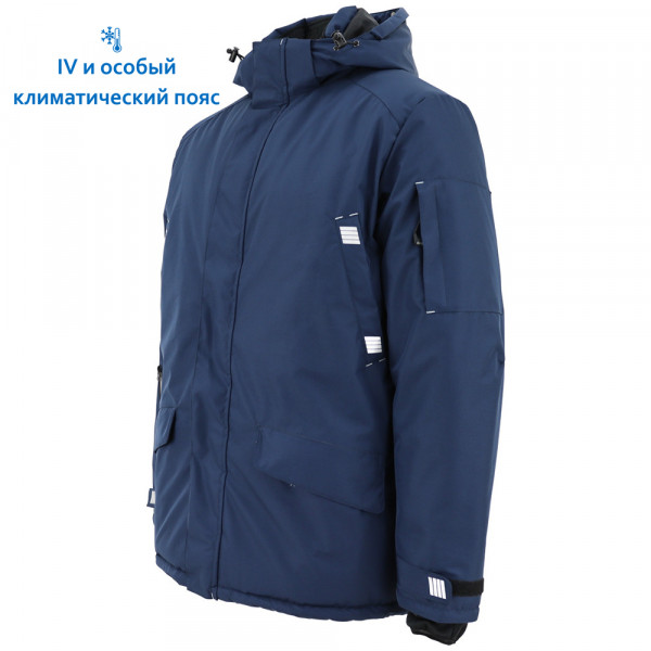 Куртка - парка мужская зимняя Brodeks KW 204, синий