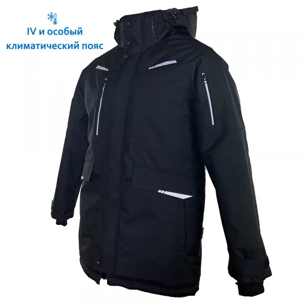 Парка мужская зимняя Brodeks KW 215, черный