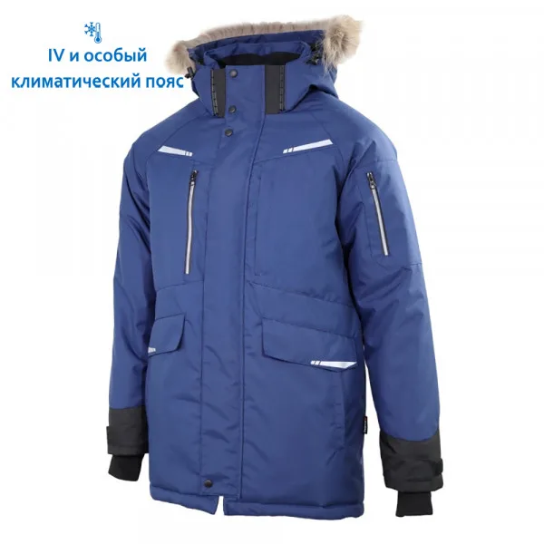 Парка мужская зимняя Brodeks KW 215 plus, синий