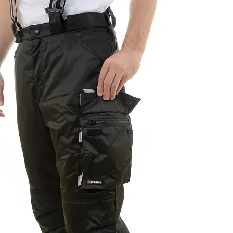 Брюки мужские зимние Brodeks KW 304, черный