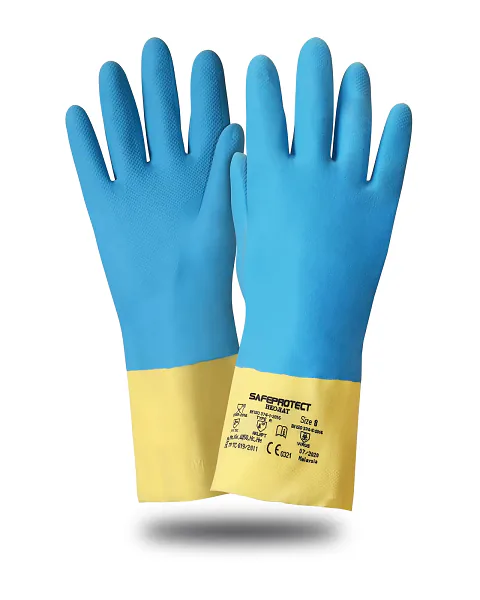 Перчатки НЕОЛАТ Safeprotect® (неопрен+латекс, хлопк.слой, толщ.0,70мм, дл.320мм)