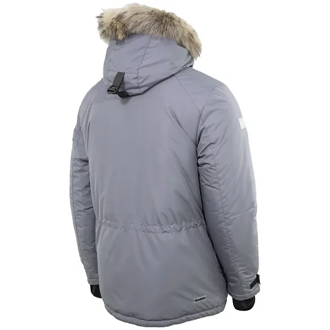 Куртка - парка мужская зимняя Brodeks KW 204 PLUS, серый