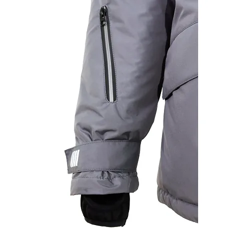 Куртка - парка мужская зимняя Brodeks KW 204 PLUS, серый