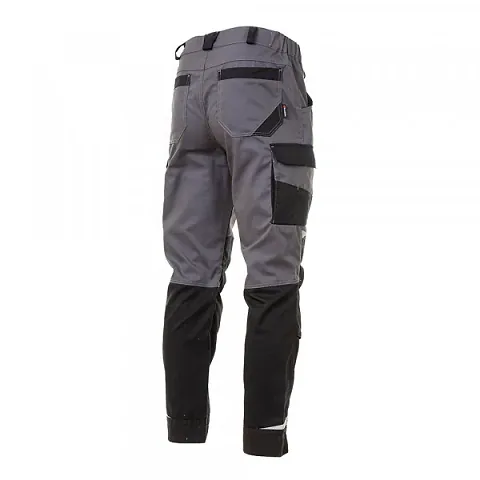 Брюки мужские летние Brodeks KS 302, серый/черный