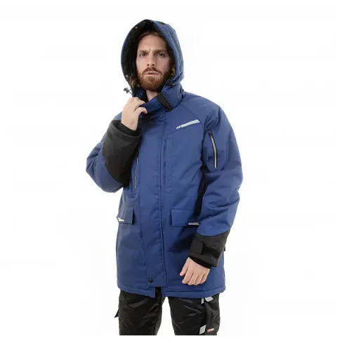 Парка мужская зимняя Brodeks KW 215, синий