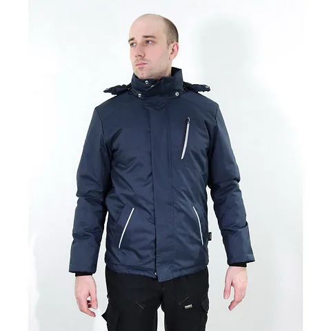 Куртка мужская зимняя Brodeks KW 210, темно-синий