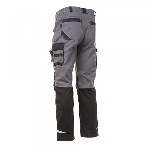 Брюки мужские летние Brodeks KS 302, серый/черный