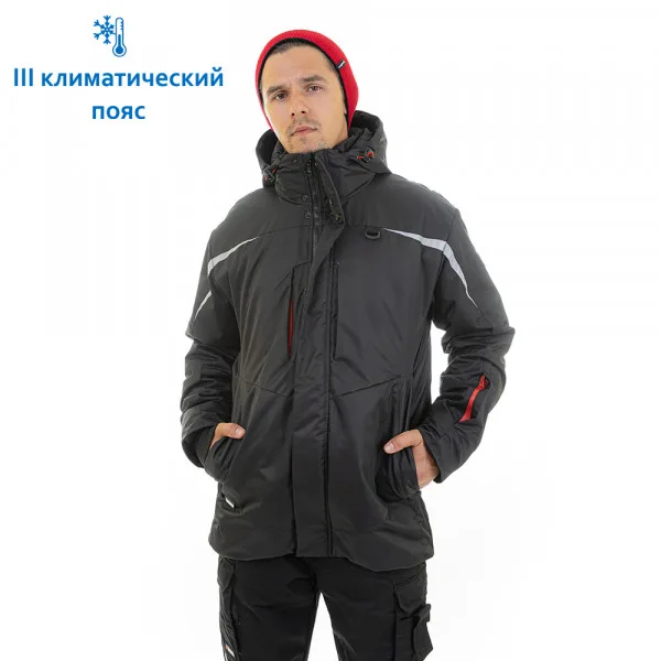 Зимняя рабочая куртка KW 231, черный