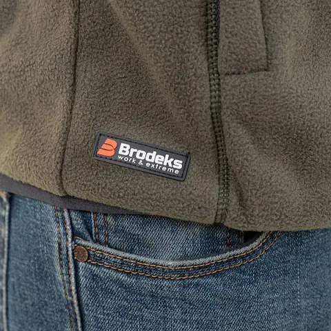 Толстовка флисовая Brodeks KS 211, хаки