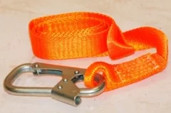 Фал 10 м с карабином (лента)