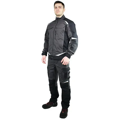 Куртка мужская летняя Brodeks KS 202 C, серый (100% хлопок!)