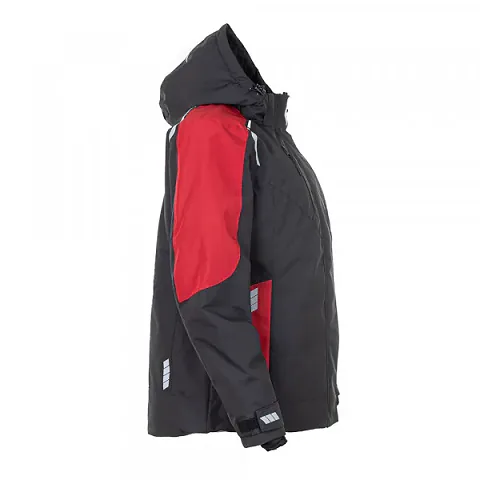Куртка женская зимняя Brodeks KW 208, черный/красный