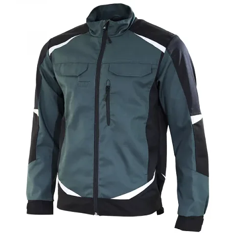 Куртка мужская летняя Brodeks KS 202, хвойный/черный