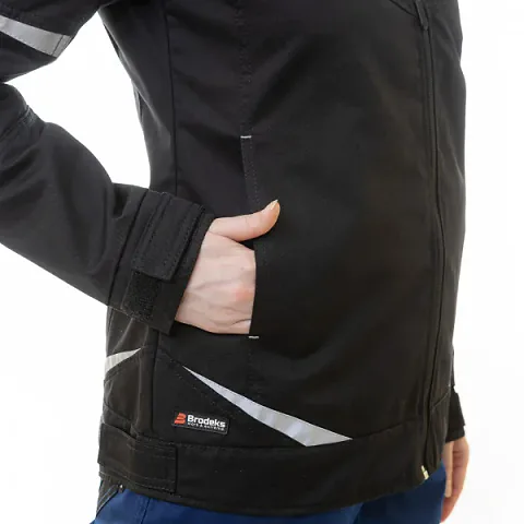 Куртка женская рабочая Brodeks KS 228, черный