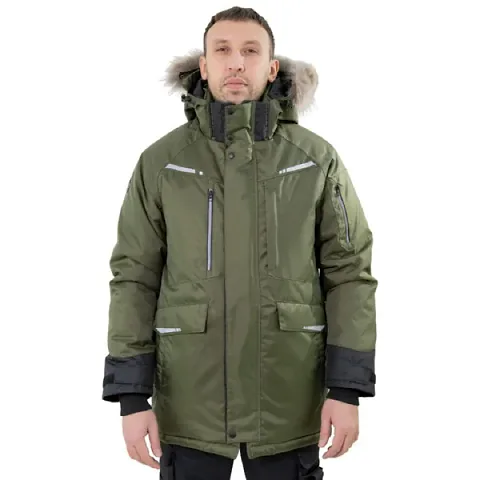 Парка мужская зимняя Brodeks KW 215 plus, хаки