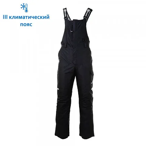 Полукомбинезон мужской зимний Brodeks KW 413, черный