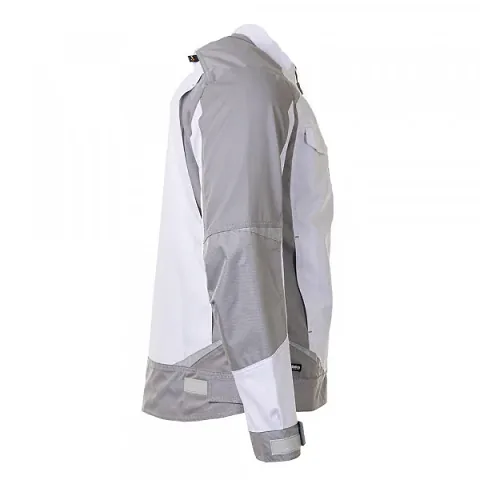 Куртка мужская летняя Brodeks KS 202, белый/серый