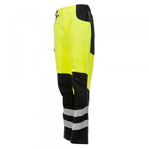 Женские сигнальные брюки Brodeks KS 319, желтый/черный