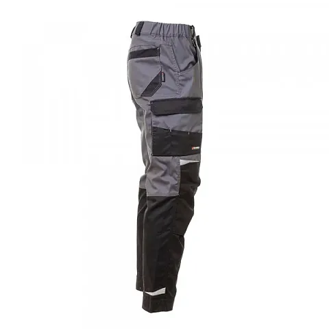 Брюки мужские летние Brodeks KS 302, серый/черный