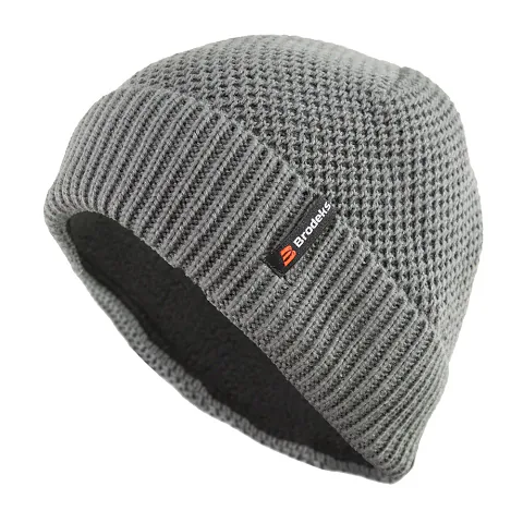 Шапка Brodeks Fleece Warming, серый