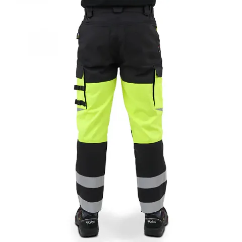 Сигнальные брюки Brodeks KS 309, желтый/черный