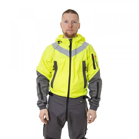 Комбинезон BRODEKS KS 503, желтый/серый