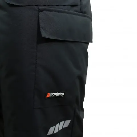 Полукомбинезон мужской зимний Brodeks KW 413, черный