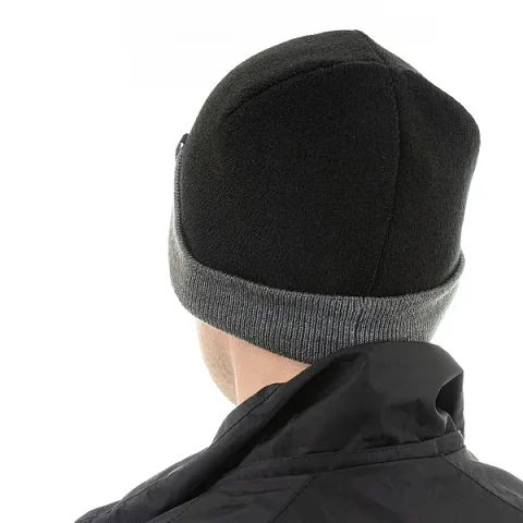 Шапка Brodeks Bicolor, черный / серый