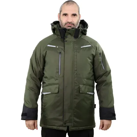 Парка мужская зимняя Brodeks KW 215 plus, хаки