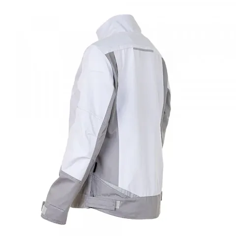 Куртка женская рабочая Brodeks KS 228, белый/серый