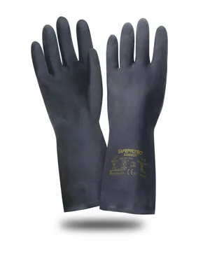Перчатки ХЕВИВЕЙТ Safeprotect® (латекс/полихлоропрен, хл.слой, толщ.0,67мм, дл.320мм)