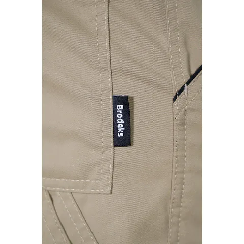 Брюки мужские летние Brodeks KS 301, бежевый