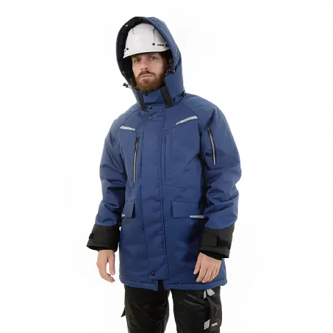 Парка мужская зимняя Brodeks KW 215, синий